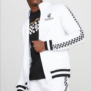 Rocawear Checkered Side Stripe Tracksuit